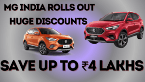 MG India Rolls Out Huge September Discounts — Save up to ₹4 Lakh on Select Models