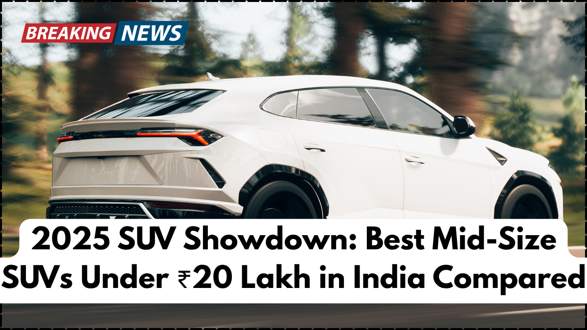 2025 SUV Showdown: Best Mid-Size SUVs Under ₹20 Lakh in India Compared
