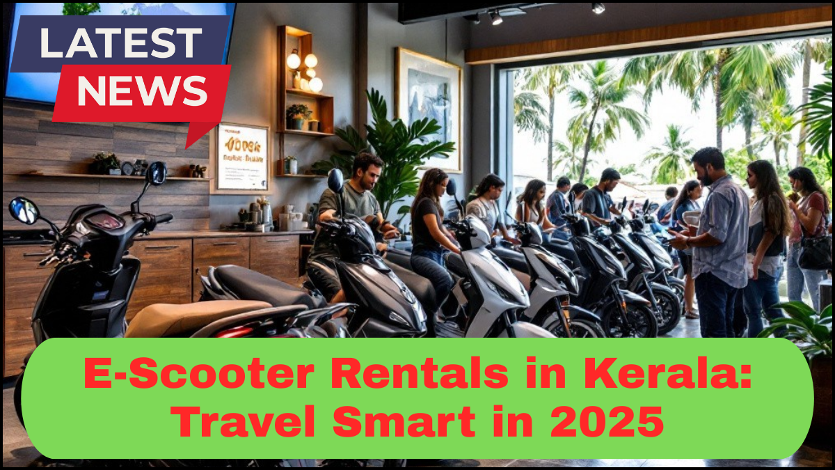 E-Scooter Rentals in Kerala: Travel Smart in 2025