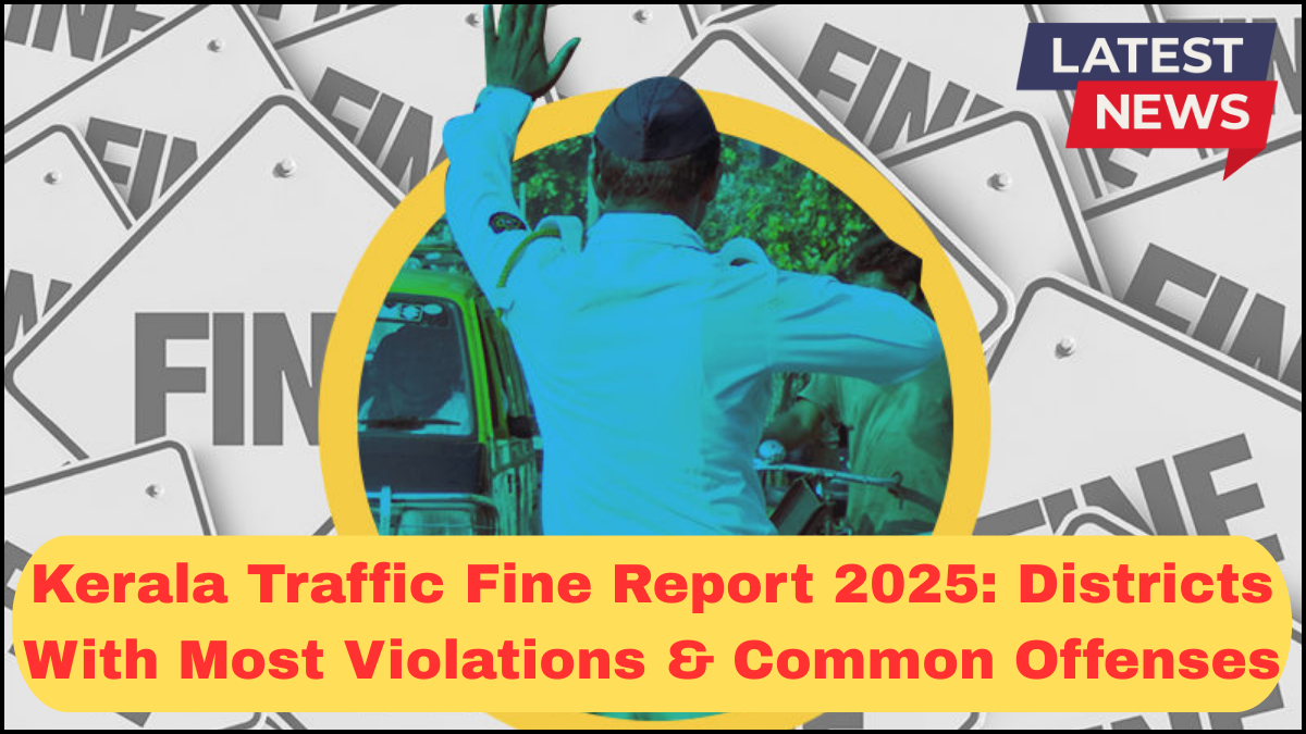 Kerala Traffic Fine Report 2025: Districts With Most Violations & Common Offenses