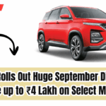MG India Rolls Out Huge September Discounts — Save up to ₹4 Lakh on Select Models